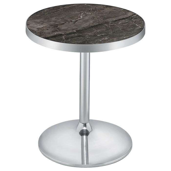 Cazen Round Pedestal Side Table