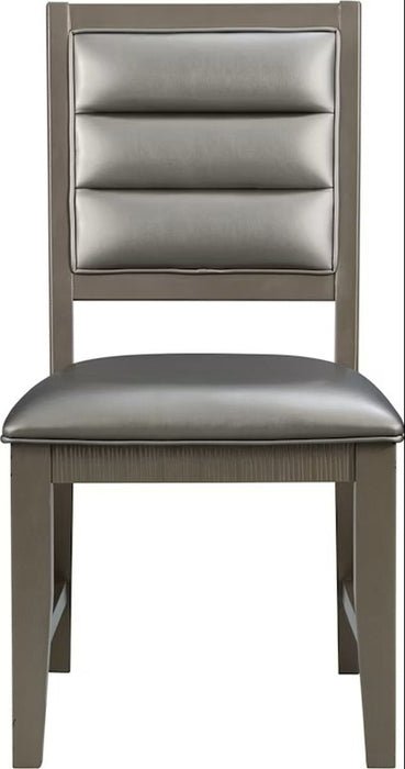 Elements International 14.5 Side Chair in Dark Champagne