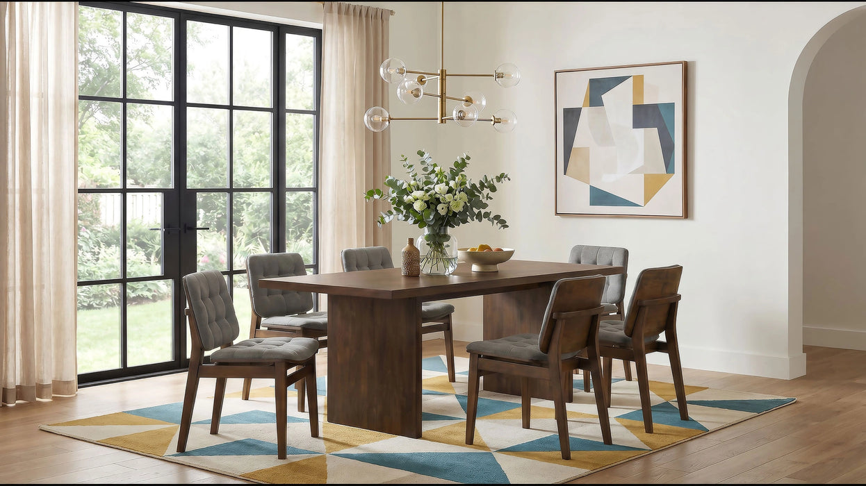 Decker Rectangular Wood Dining Table