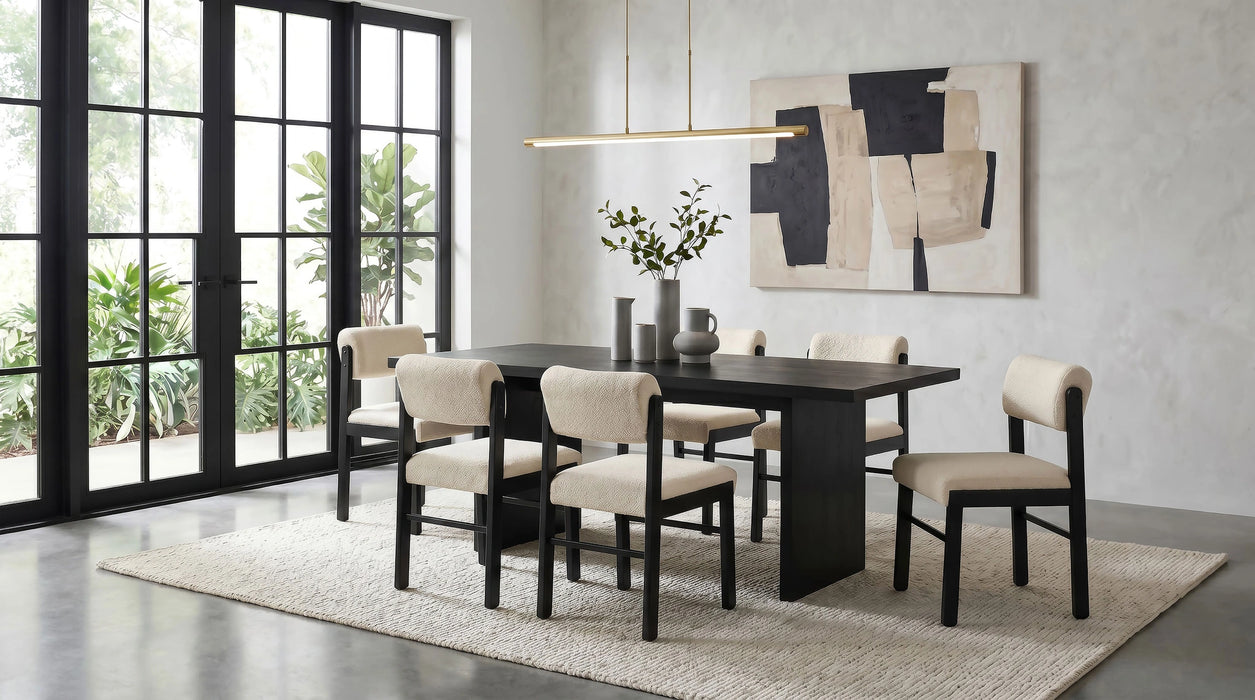 Decker Rectangular Wood Dining Table