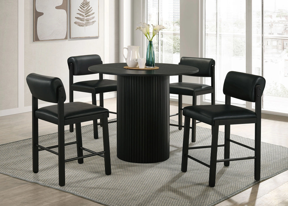 Kehoe Faux Leather Counter Height Dining Chair