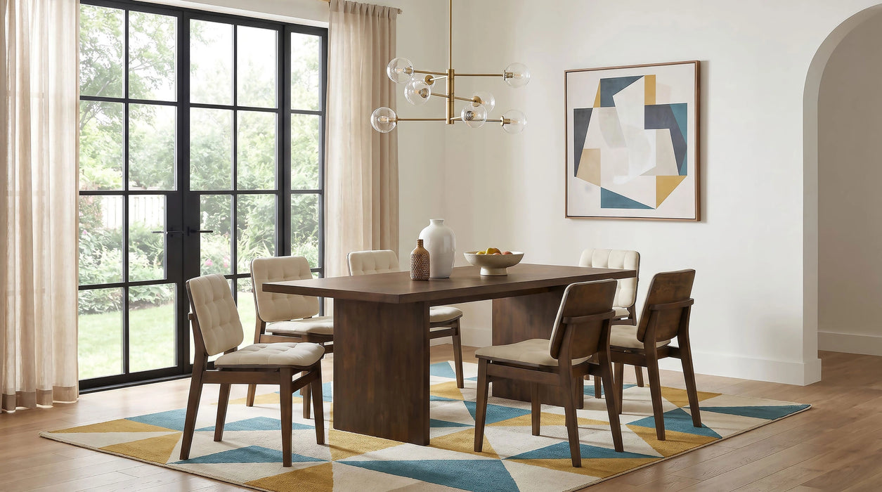 Decker Rectangular Wood Dining Table