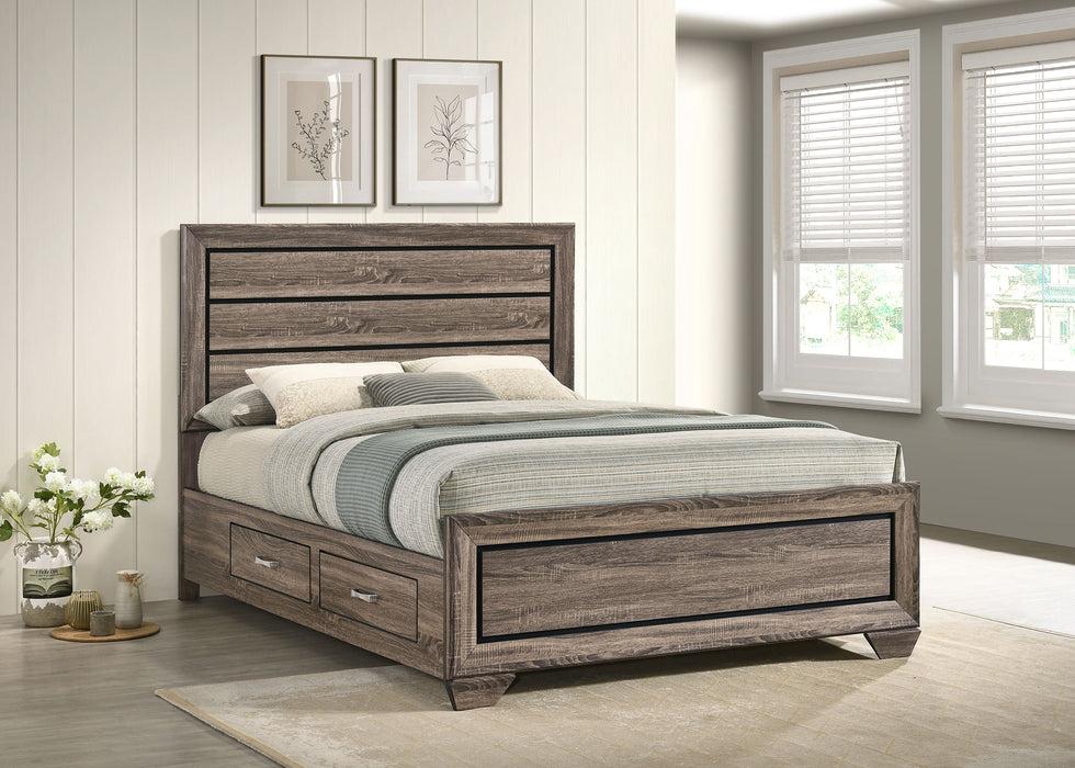 Kauffman Panel Platform Storage Bed
