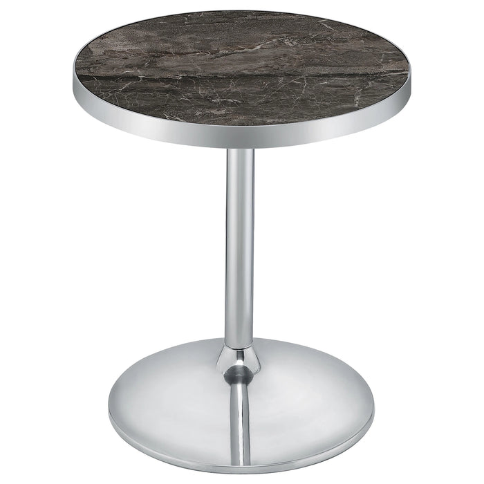 Cazen Round Pedestal Side Table