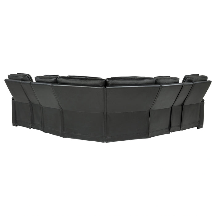 Zuma Dual Power Reclining Sectional Sofa