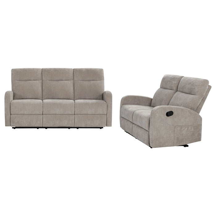 Hamilton Manual Reclining Sofa Set