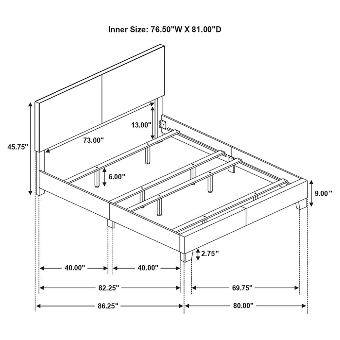 Dorian Panel Bed - Maxx Save 