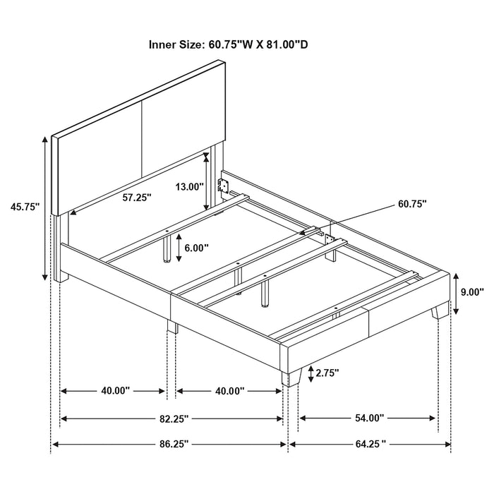Dorian Panel Bed - Maxx Save 