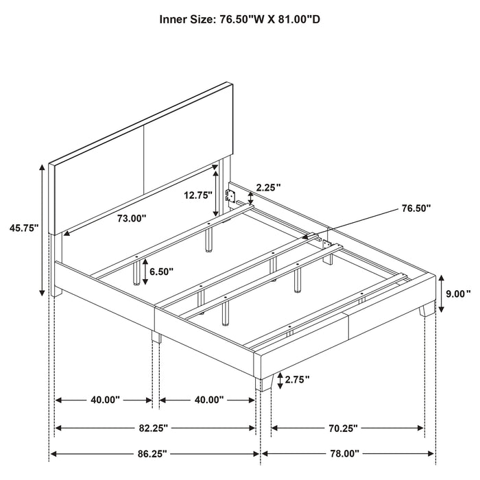 Dorian Panel Bed - Maxx Save 