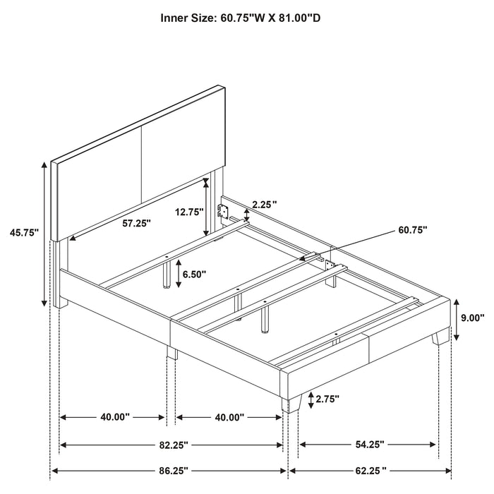 Dorian Panel Bed - Maxx Save 