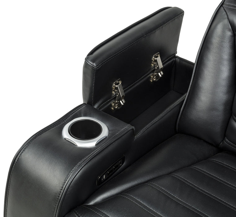 Zuma Dual Power Reclining Sectional Sofa