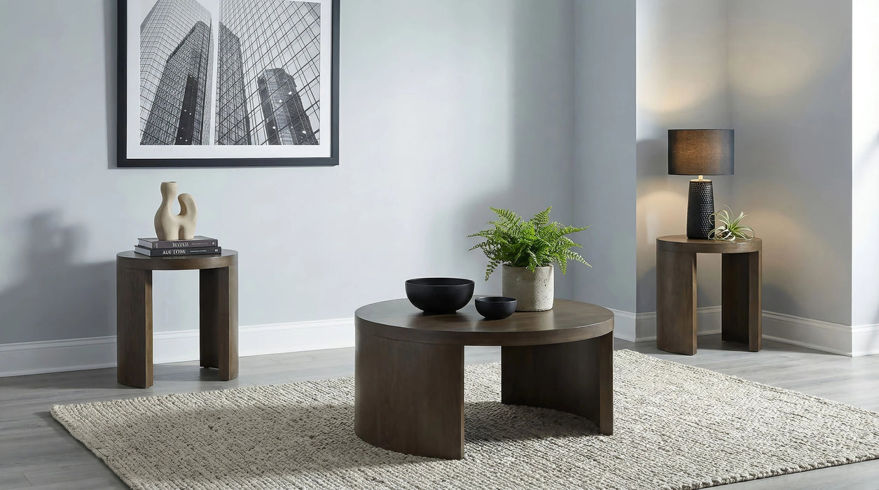 Sweeney Round Coffee Table Set