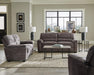 Hartsook 2-piece Pillow Top Arm Living Room Set Charcoal Grey image