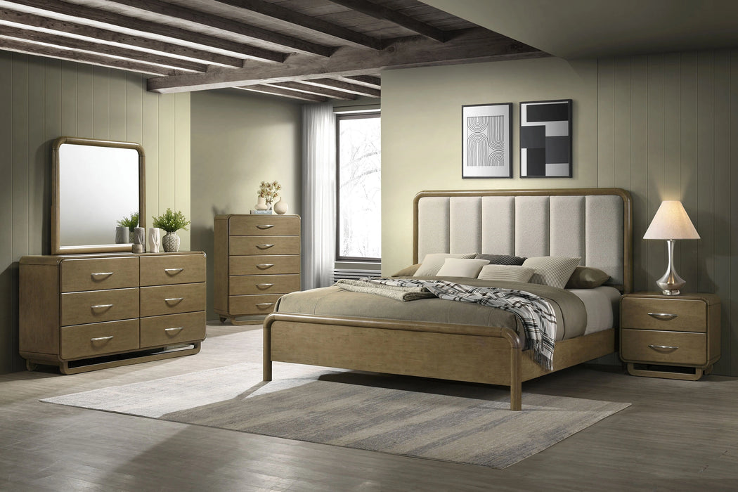 Amsbury Wood Panel Bed
