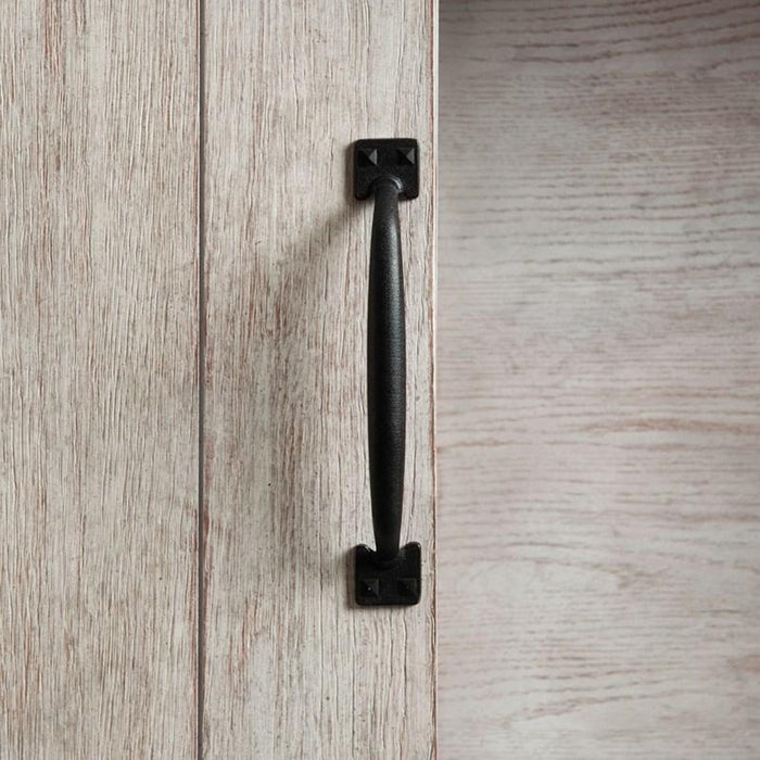 Elements International Scott Queen Platform Storage Bed in White