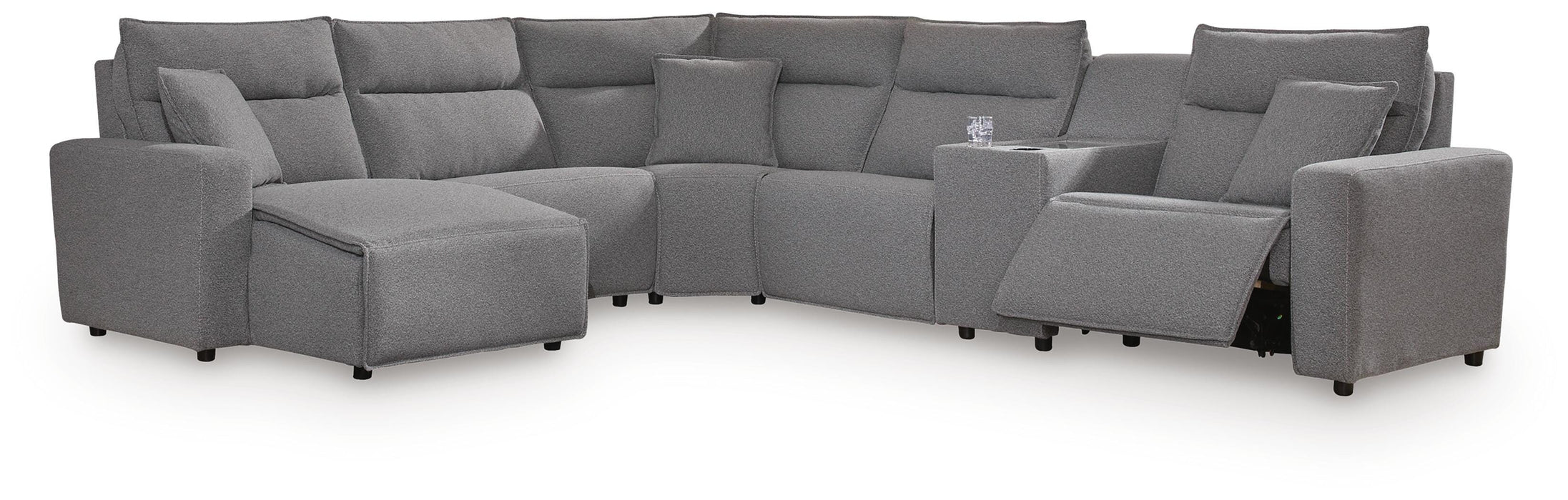 Modmax II Power Reclining Sectional with Chaise and Console