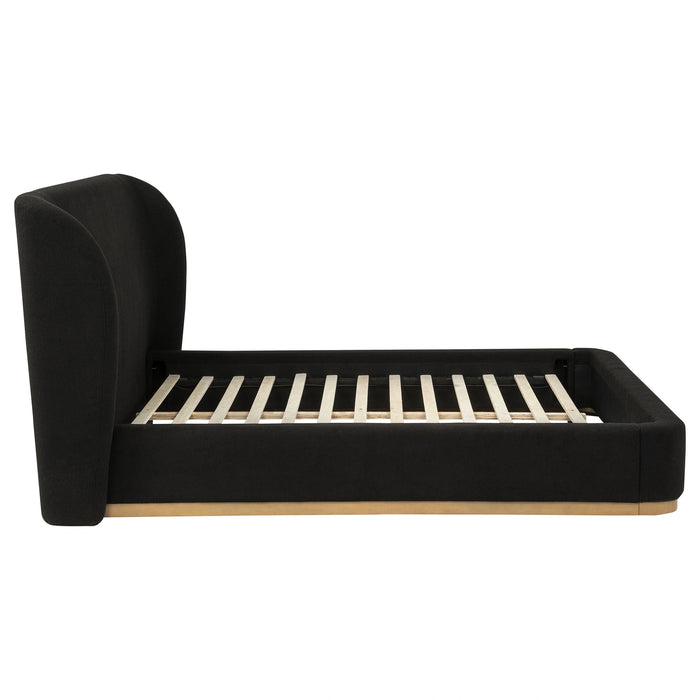 Blaire Upholstered Wingback Platform Bed