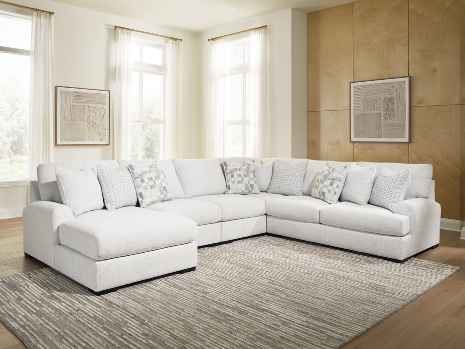 Misty-Lakes Sectional with Chaise - Maxx Save 