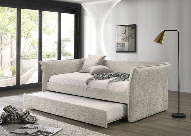 Yuri Twin Daybed w/ Trundle Beige