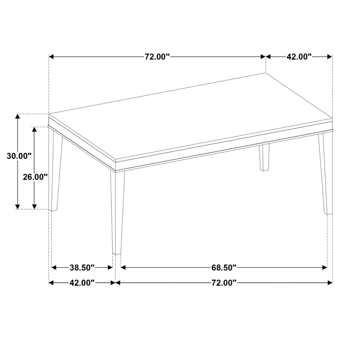 Averill Marble Top Dining Table