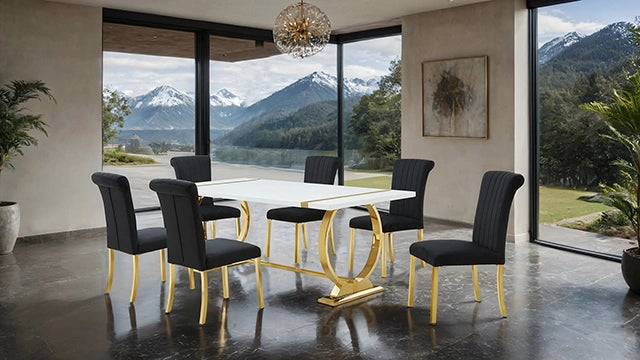 Holbaek 5 Pc 80" Dining Table Set
