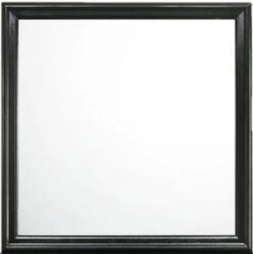 Elements International Louis Philippe Mirror in Black image