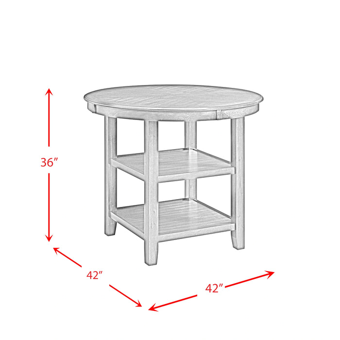 Amherst Counter Height Dining Set-Table and Four Side Chairs