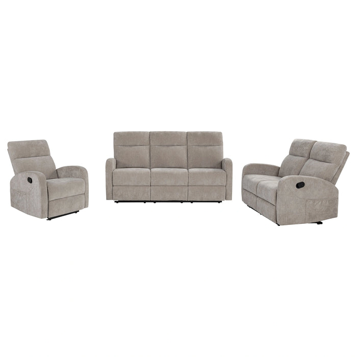Hamilton Manual Reclining Sofa Set