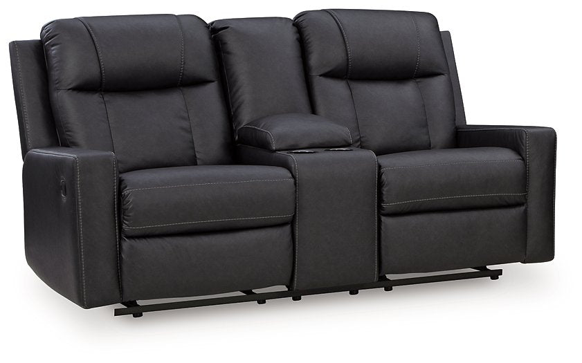 Mackmenville Reclining Loveseat with Console - Maxx Save 