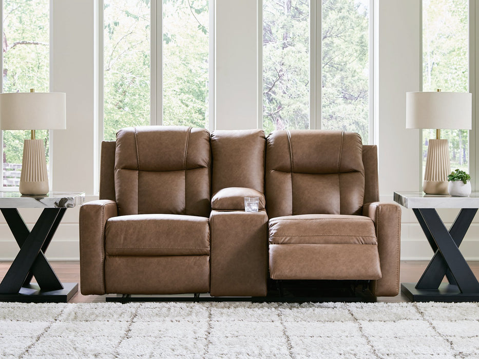 Mackmenville Reclining Loveseat with Console - Maxx Save 