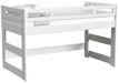Elements International Cali Kids Twin Junior Loft Bed in White image