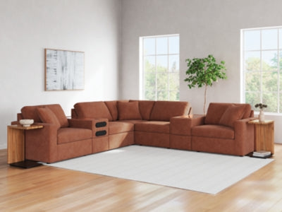 Modmax Balanced Sectional with Audio and Storage Consoles - Maxx Save 