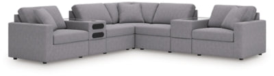 Modmax Balanced Sectional with Audio and Storage Consoles - Maxx Save 