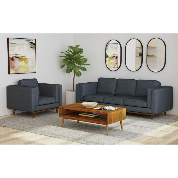 Venus Sofa with Cherry Finished Wooden Front