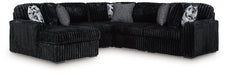 Midnight-Madness Sectional with Chaise - Maxx Save 