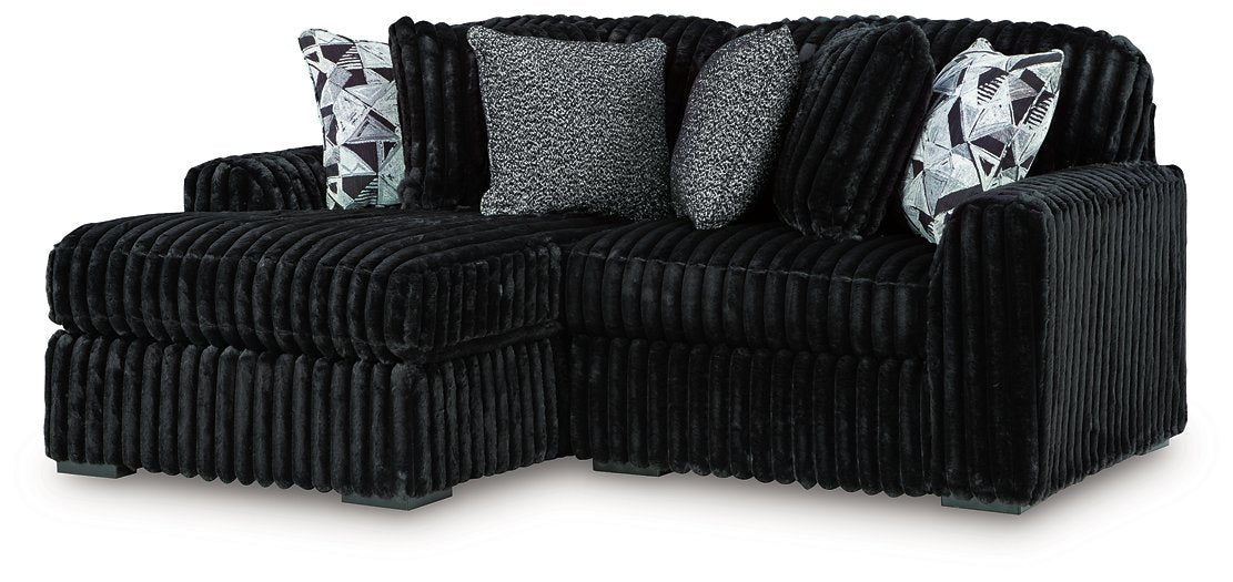 Midnight-Madness Sectional with Chaise - Maxx Save 