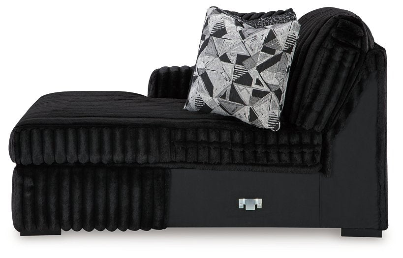 Midnight-Madness Sectional with Chaise - Maxx Save 