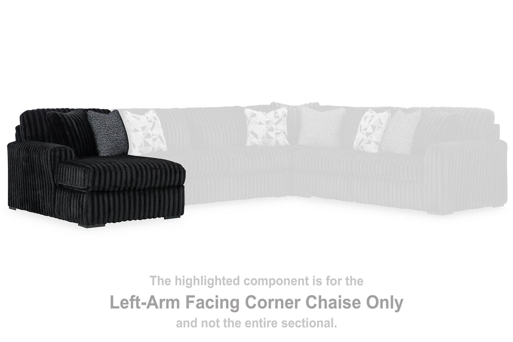 Midnight-Madness Sectional with Chaise - Maxx Save 