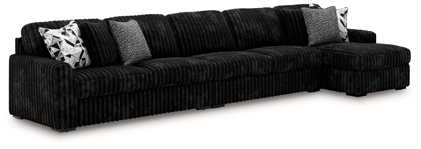 Midnight-Madness Sectional with Chaise - Maxx Save 