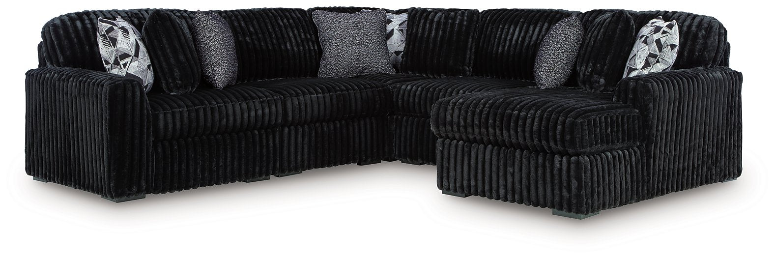 Midnight-Madness Sectional with Chaise - Maxx Save 
