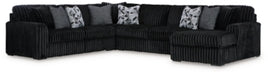 Midnight-Madness Sectional with Chaise - Maxx Save 