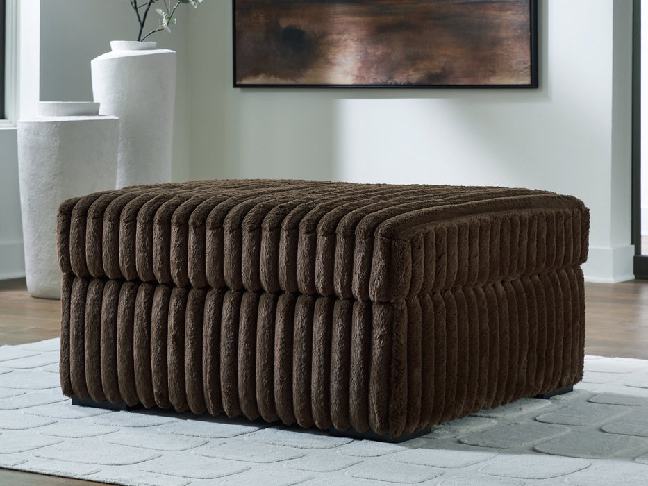 Midnight-Madness Oversized Accent Ottoman - Maxx Save 