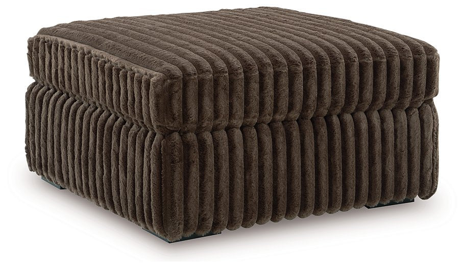 Midnight-Madness Oversized Accent Ottoman - Maxx Save 