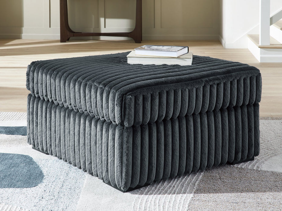 Midnight-Madness Oversized Accent Ottoman - Maxx Save 