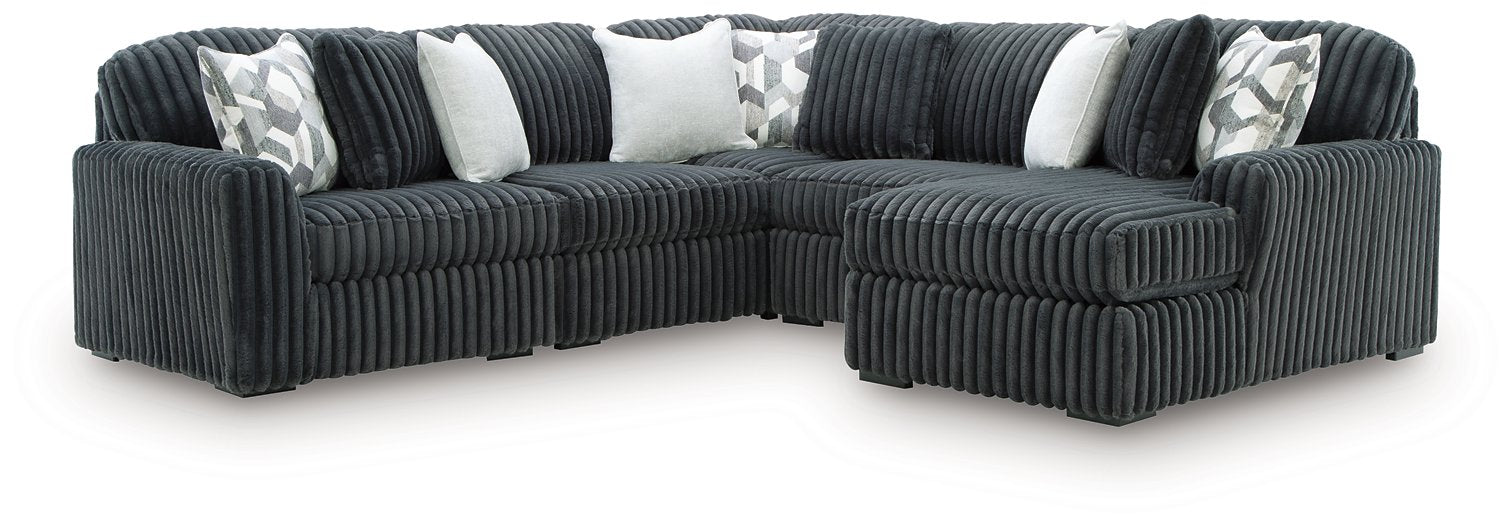 Midnight-Madness Sectional with Chaise - Maxx Save 
