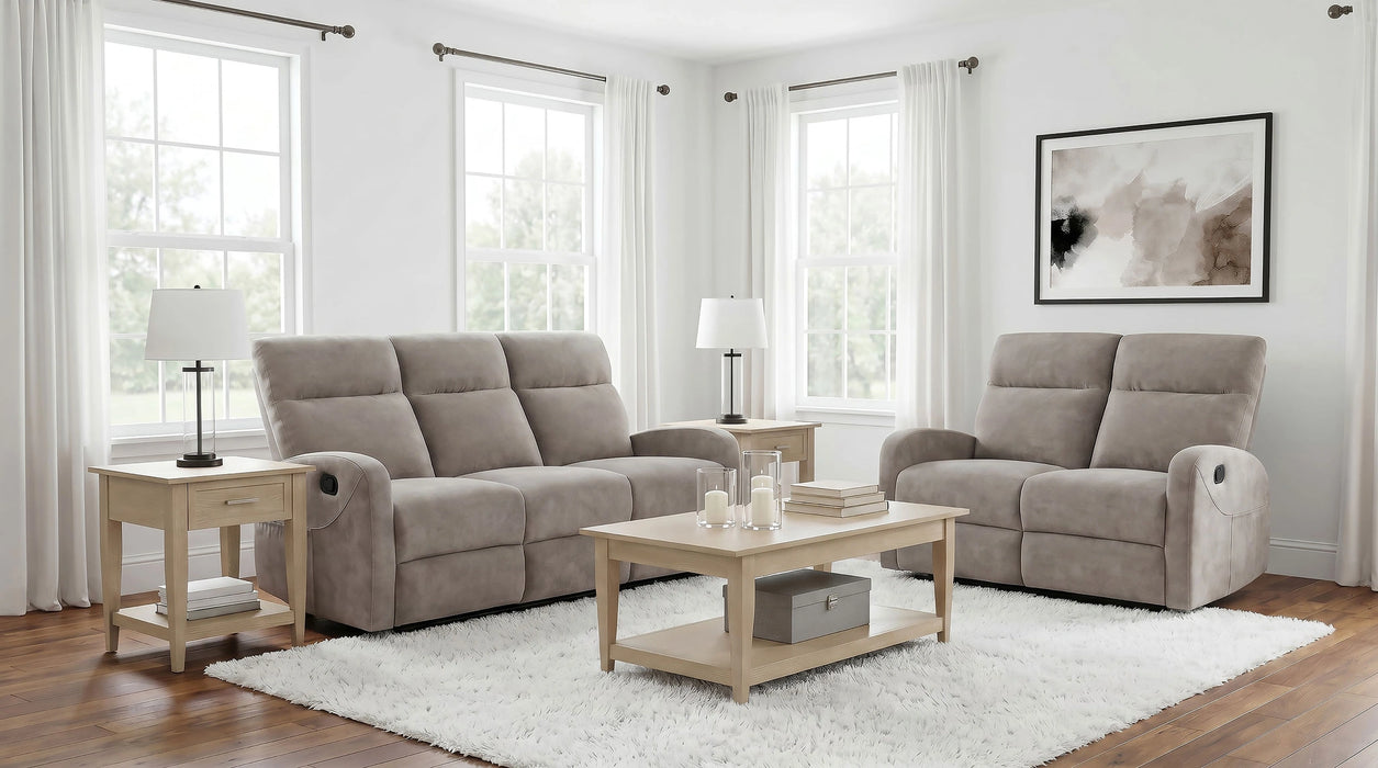 Hamilton Manual Reclining Sofa Set