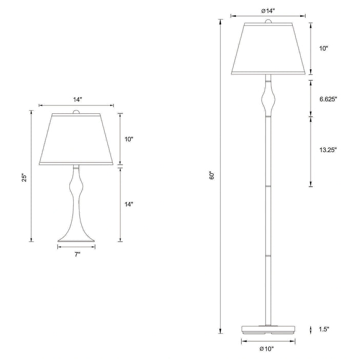 Griffin Lamp Set