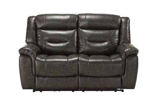 Acme Imogen Power Motion Loveseat in Gray Leather-Aire 54806 image