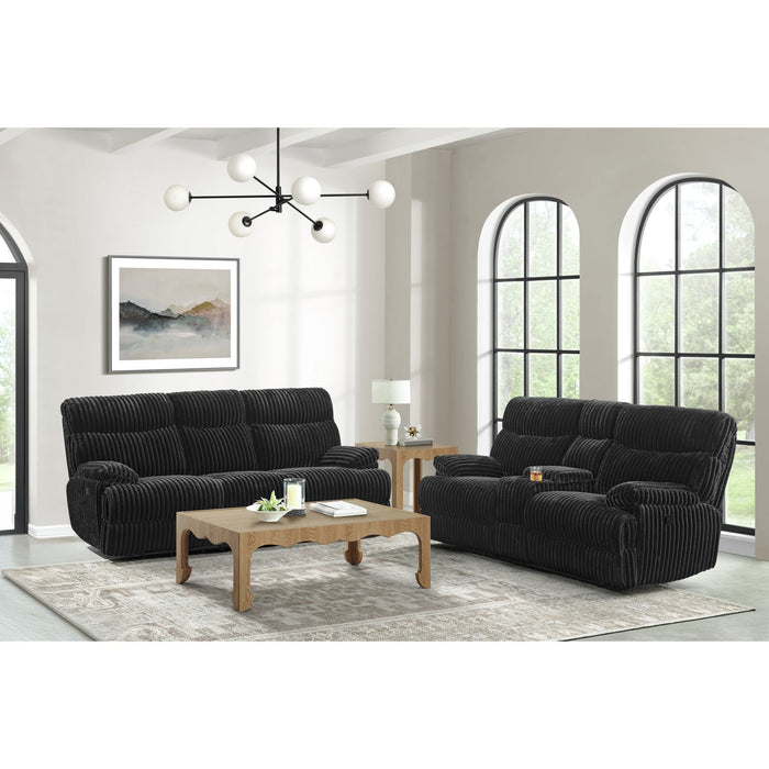 Admiral Motion Sofa in Masis Black - Maxx Save 