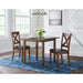Alex 3PC Dining Set with Drop Leaf Table in Espresso - Maxx Save 